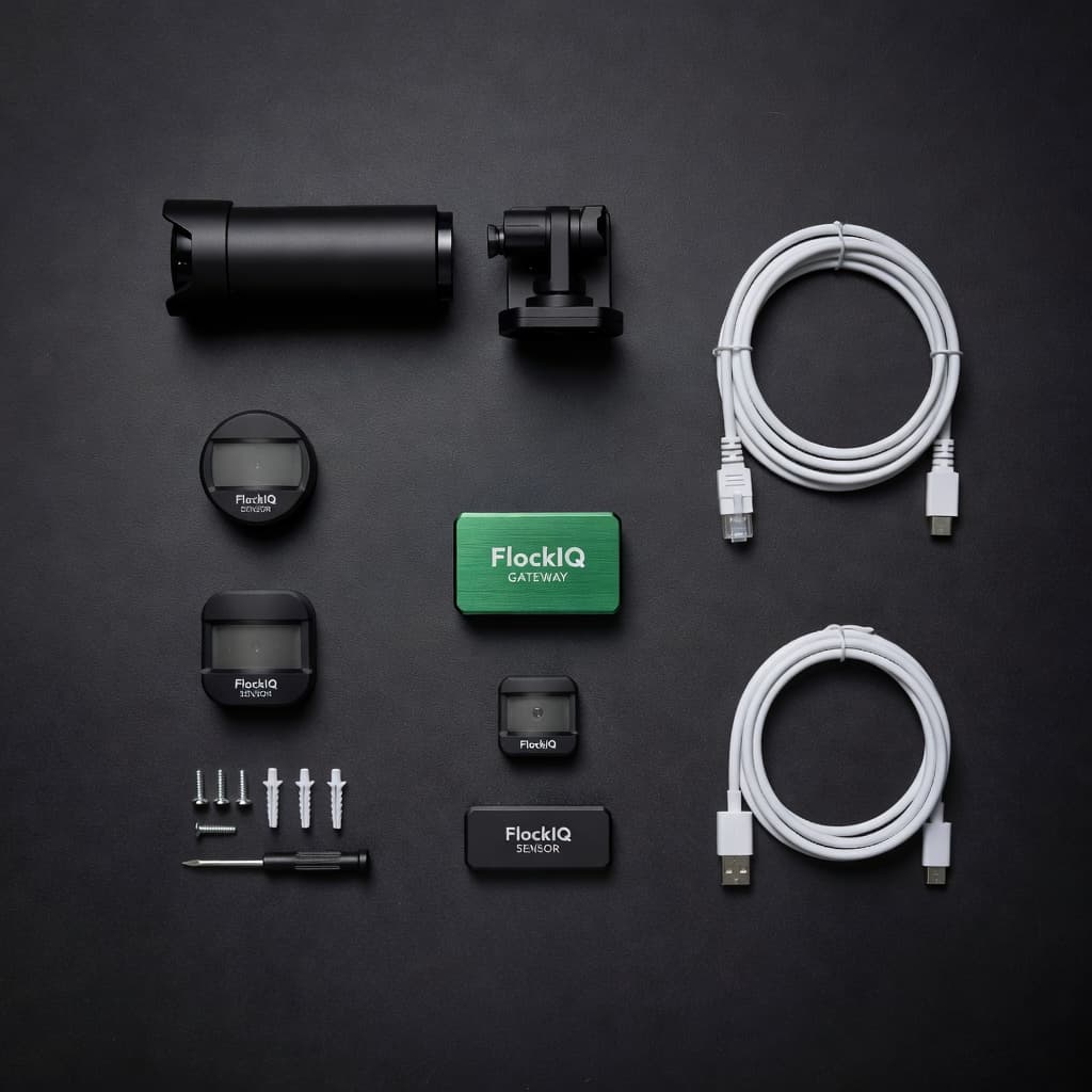 FlockIQ complete system components