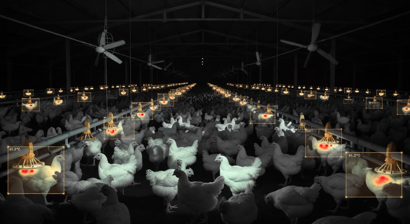 Poultry house camera reference